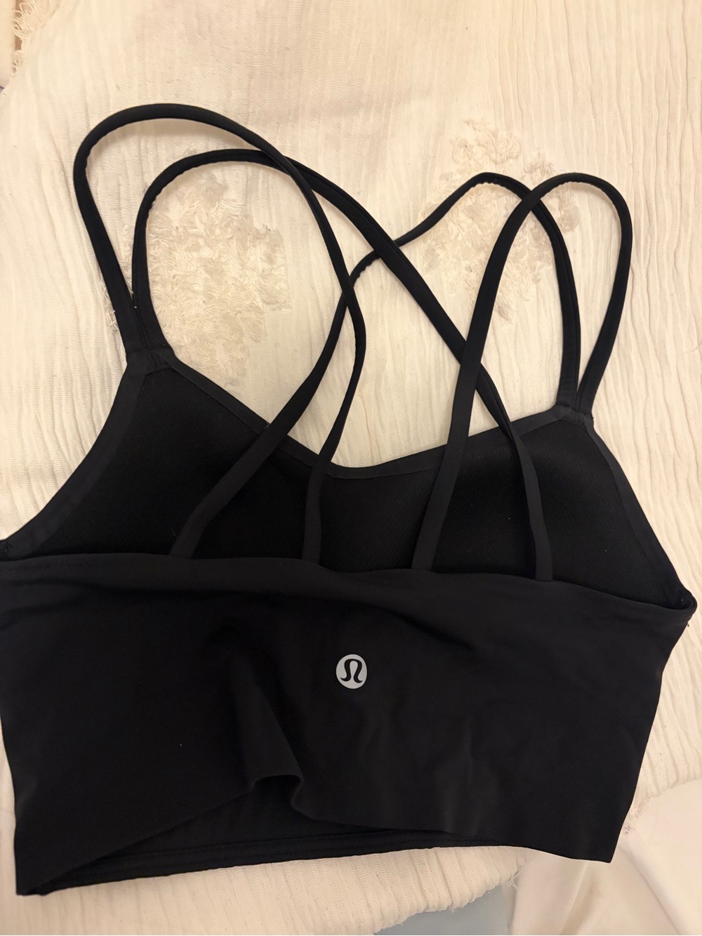 lululemon athletica Black Strappy Multi‑Back Sports Bra